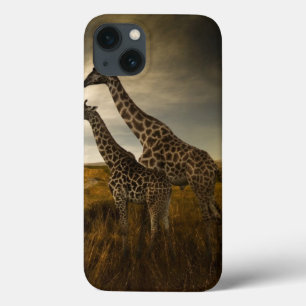 iPhone 13 Coque Les girafes et le paysage