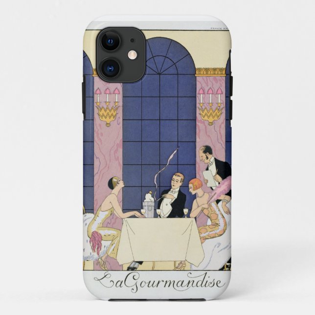 Coques Case-Mate iPhone Les gourmands, 1920-30 (copie de pochoir) (Dos)
