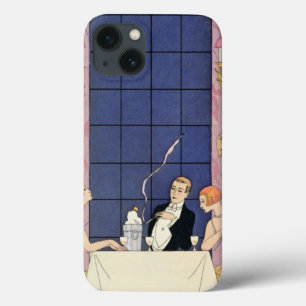 iPhone 13 Coque Les gourmands, 1920-30 (copie de pochoir)