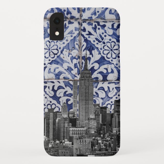 Coques Case-Mate iPhone Les gratte-ciels de New York rencontrent les carre (Dos)