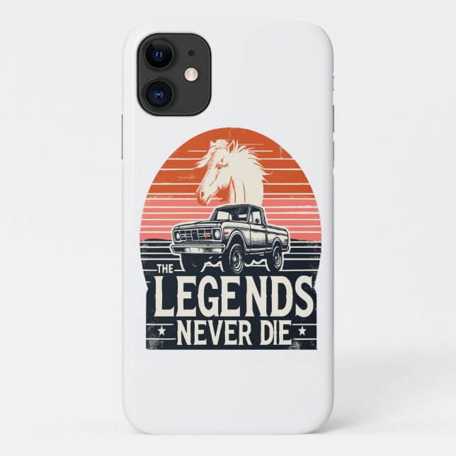 Coques Case-Mate iPhone Les légendes ne meurent jamais (Dos)