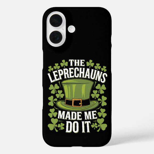 Coques Case-Mate iPhone Les Leprechauns m'ont fait le faire Saint Patrick' (Verso)