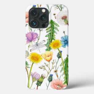 Case-Mate iPhone Case Les libellules sur les Fleurs sauvages