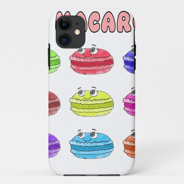 Coques Case-Mate iPhone Les Macarons Mignons Dessin Animé (Dos)