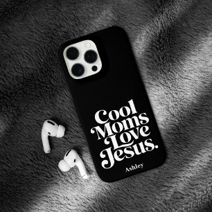 Coque iPhone 16 Pro Max Les mamans cool aiment Jésus