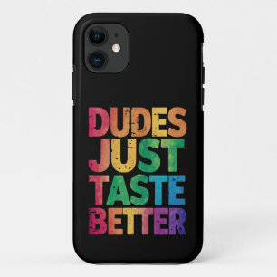 Case-Mate iPhone Case  Les mecs ont juste meilleur goût en détresse Gay 