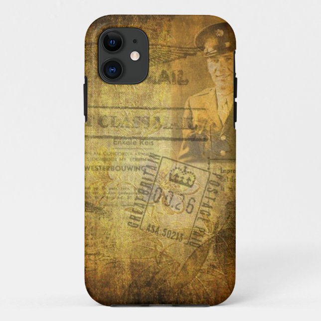 Coques Case-Mate iPhone Les militaires vintages enferment (Dos)