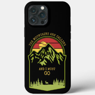 Case-Mate iPhone Case Les montagnes appellent forêt coucher de soleil ce