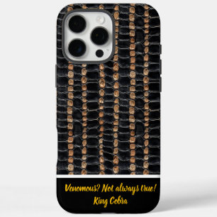 Coque iPhone 16 Pro Max Les motifs complexes des peaux de serpent à écaill