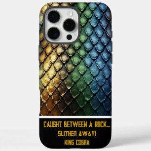 Coque iPhone 16 Pro Max Les motifs complexes d'une serviette en serpent en