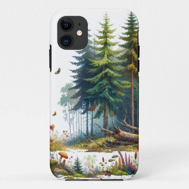 Coques Case-Mate iPhone Les murmures de la forêt (Dos)