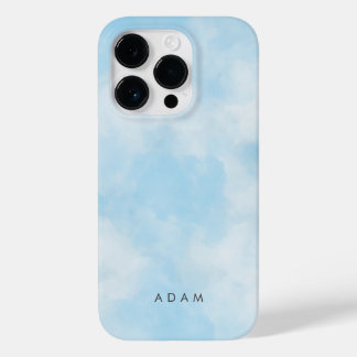 Coque Case-Mate iPhone Les nuages Abstraits Pastel Blue Sky Personnalisen