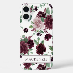 Coque Pour iPhone 16 Plus Les passions de Moody   Dramatic Purple Wine Rose