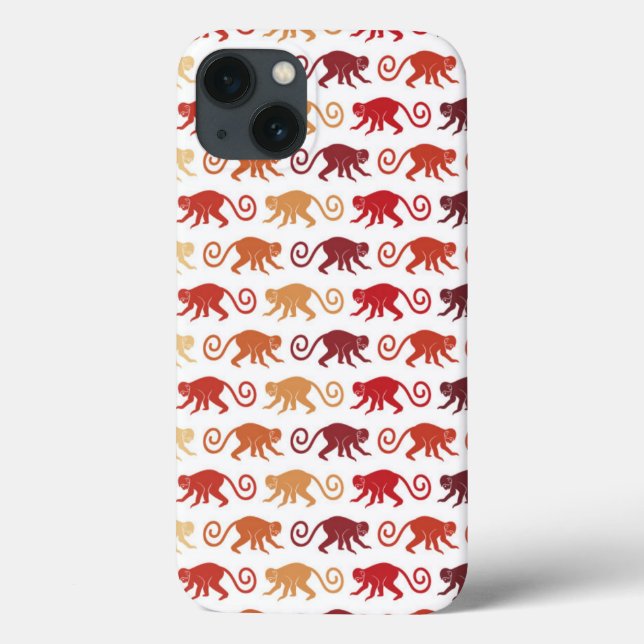 Coques Case-Mate iPhone Les Patters de Red Monkey (Verso)