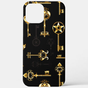 Case-Mate iPhone Case Les Patters de Seamless avec Golden Keys