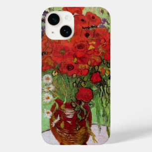 Coque Pour iPhone 14 Les pavots rouges et les marguerites de Vincent va
