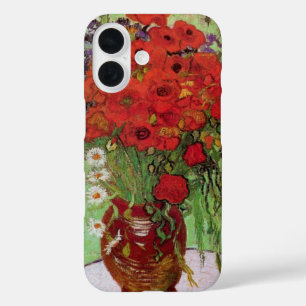 Coque Pour iPhone 16 Les pavots rouges et les marguerites de Vincent va