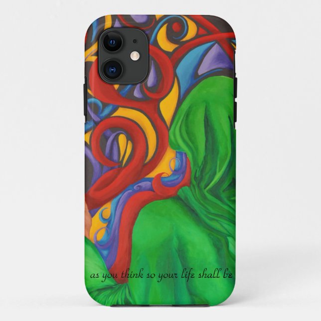 Coques Case-Mate iPhone Les pensées créent -art original  (Dos)