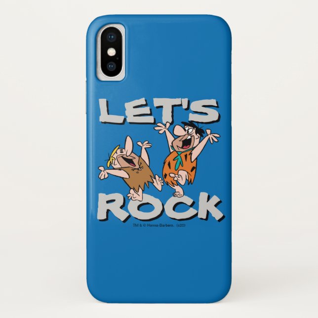 Coques Case-Mate iPhone Les Pierrafeu | Fred & Barney - Let's Rock (Dos)