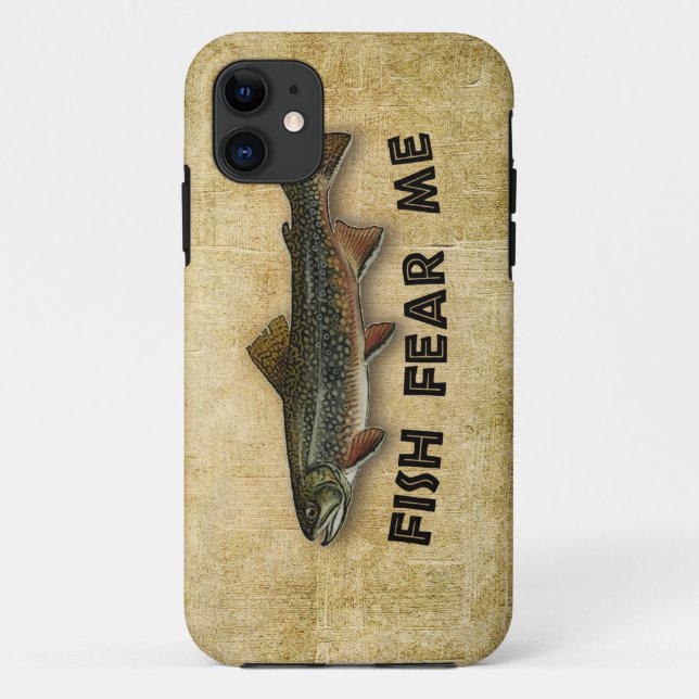 Coques Case-Mate iPhone Les poissons me craignent pêche drôle (Dos)