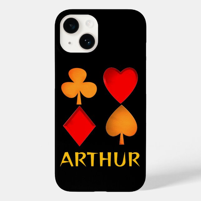 Coques Case-Mate iPhone Les quatre enseignes personnalisées (Verso)