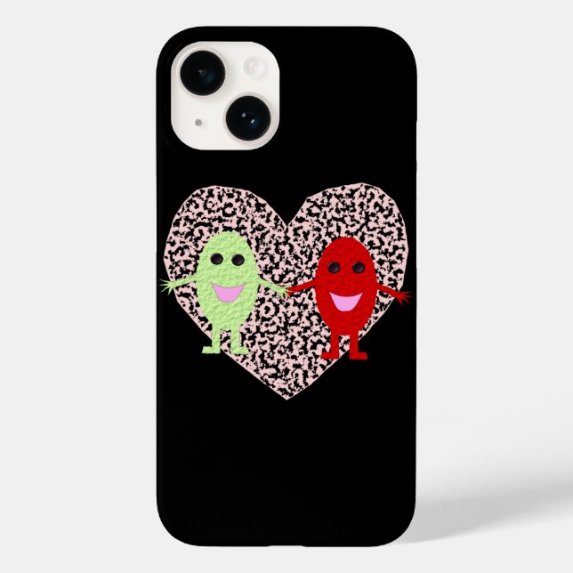Coques Case-Mate iPhone Les raisins en amour (Verso)