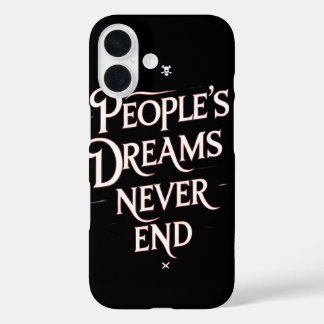 Coque Pour iPhone 16 Les rêves des gens ne finissent jamais – Anime cit