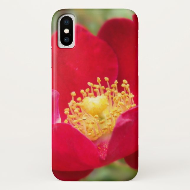 Coques Case-Mate iPhone Les roses Sont Des coques iphone Rouges (Dos)