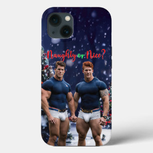Case-Mate iPhone Case Les sapins de Noël lumineux de SlipperyJoe deux mu