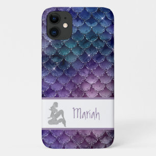 Case-Mate iPhone Case *~* Les sirènes font Parties scintillant d'argent