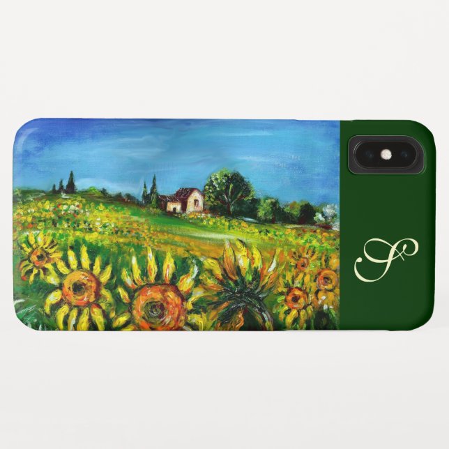 COQUES Case-Mate iPhone LES SOUFFRANCES ET LA CAMPAGNE DANS LE MONOGRAMME  (Dos (Horizontal))