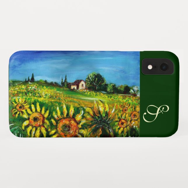 COQUES Case-Mate iPhone LES SOUFFRANCES ET LA CAMPAGNE DANS LE MONOGRAMME  (Dos (Horizontal))
