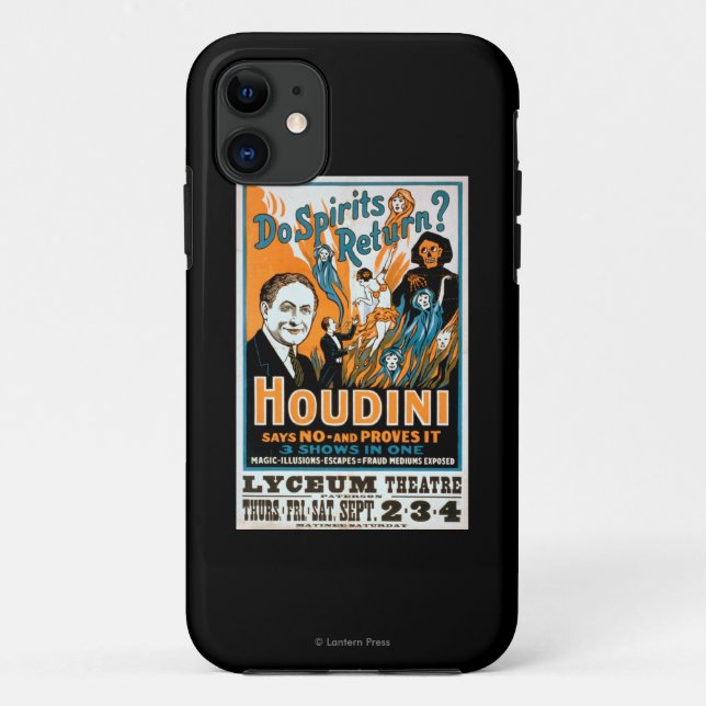 Coques Case-Mate iPhone Les spiritueux rentrent-ils ? Houdini dit NON - Ça (Dos)