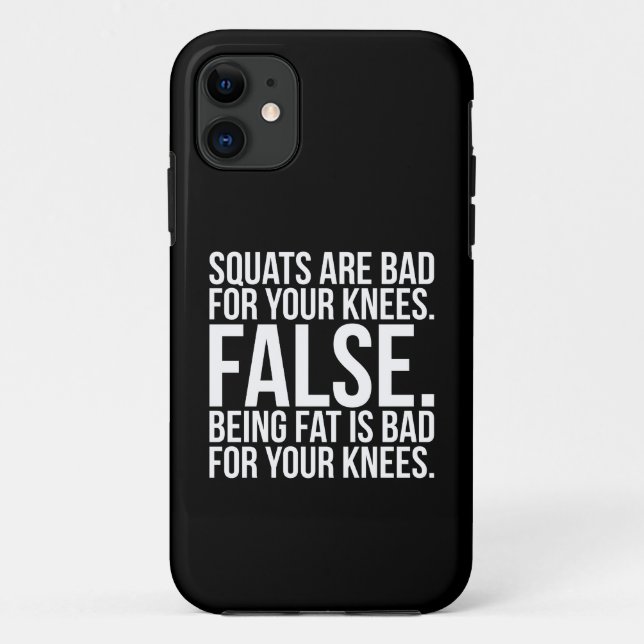 Coques Case-Mate iPhone Les Squats Sont Mauvais Pour Vos Genoux ? FALSE. Ê (Dos)