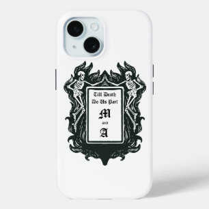 Coque Case-Mate iPhone Les squelettes gothiques s'aiment jusqu'à ce que l