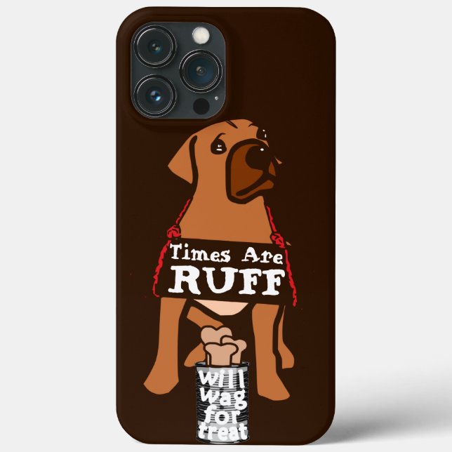 Coques Case-Mate iPhone Les temps brun rousse Chien Chien Rhodesian Ridgeb (Verso)