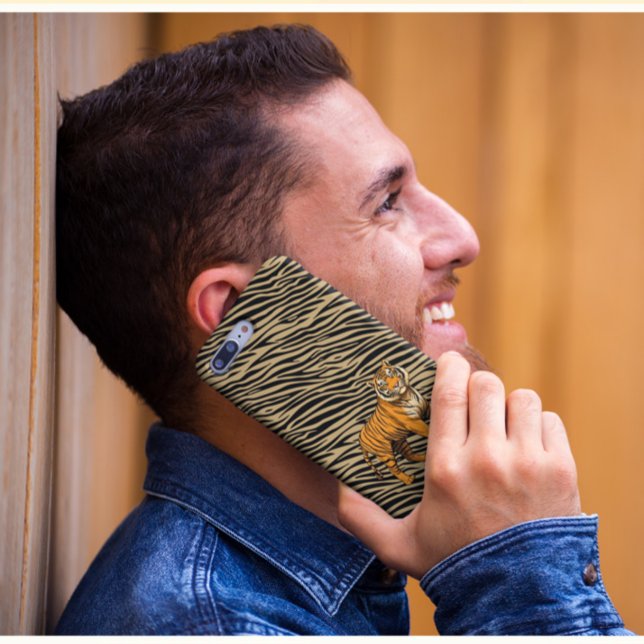Coques Case-Mate iPhone Les Tigres à Light Brown et le Tigre (Créateur téléchargé)
