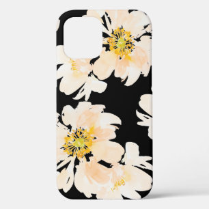 Case-Mate iPhone Case Les tourbières d'aquarelle fleurissent sur le coq