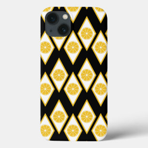 Coque Case-Mate iPhone Les tranches d'agrumes dans le Motif Diamant moder
