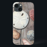 Case-Mate iPhone Case Les trésors marins<br><div class="desc">Megan Meagher est connue pour ses oeuvres d'art simples. Cette image montre la simplicité des trésors du bord de mer, dont les dollars de sable et les coquillages dans un ton pastel. Meagher embrasse à son image un arrière - plan en bois pour contraster ces trésors. Obtenez cette impression fine...</div>