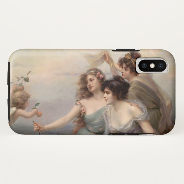Coques Case-Mate iPhone Les Trois Grâces par Edouard Bisson (Dos (Horizontal))