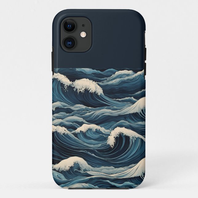 Coques Case-Mate iPhone Les vagues du tsunami (Dos)