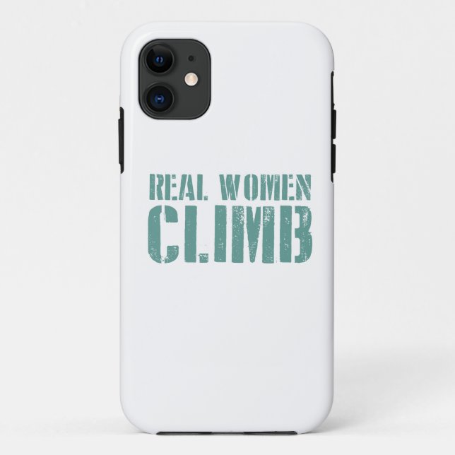 Coques Case-Mate iPhone Les vraies femmes grimpent (Dos)