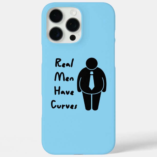 Coques Case-Mate iPhone Les vrais hommes ont des courbes (Verso)
