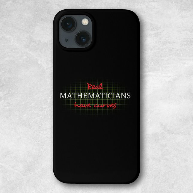 Coques Case-Mate iPhone Les vrais mathématiciens ont des courbes | Drôle d (Créateur téléchargé)