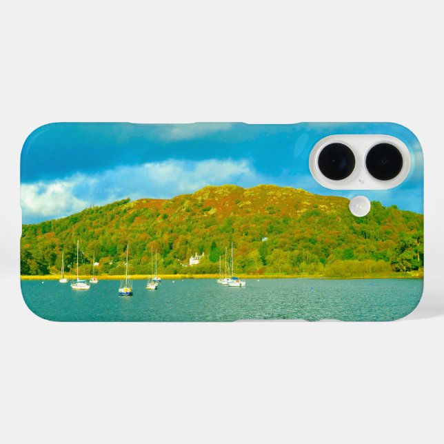 Coques Case-Mate iPhone Les yachts Lake Windermere à Cumbria (Verso (horizontal))