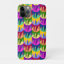 Les yeux sanglants colorés pop art jungle