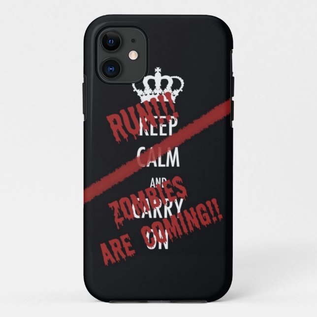 Coques Case-Mate iPhone Les zombis viennent (Dos)