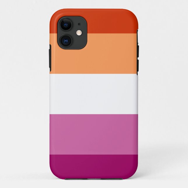 Coques Case-Mate iPhone Lesbian Pride Flag LGBTQ (Dos)