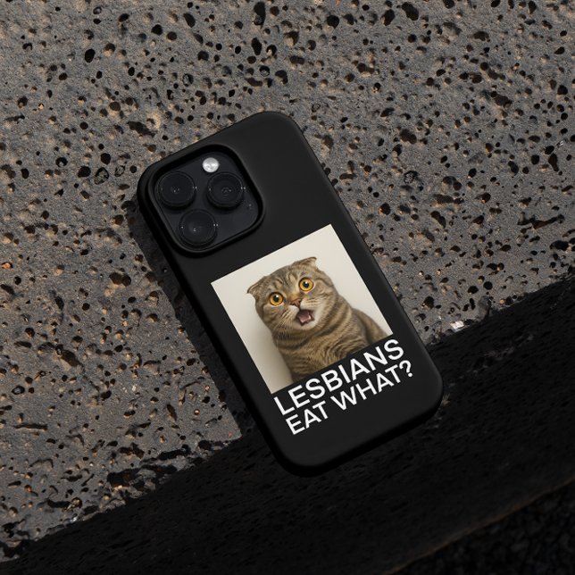 Coques Case-Mate iPhone Lesbiennes Mangent Quoi de Drôle (Créateur téléchargé)